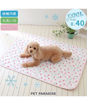 ペットパラダイス クールカドラー 角型《いちご＆お花柄》 小型犬 / PET PARADISE | 【通販】雑貨とペット用品の通販サイト |  マザーガーデン＆ペットパラダイス