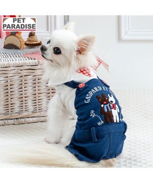  リサとガスパール オーバーオール風 ロンパース 小型犬　　
