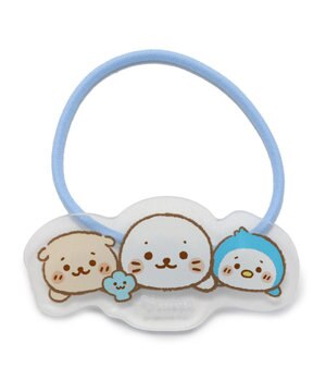  しろたん アクリルヘアゴム 《おともだち》 単品