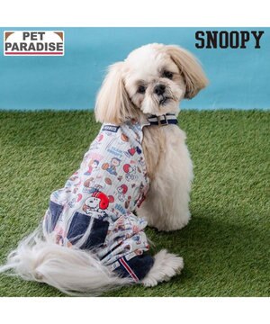  スヌーピー アメフト オーバーオール 中型犬