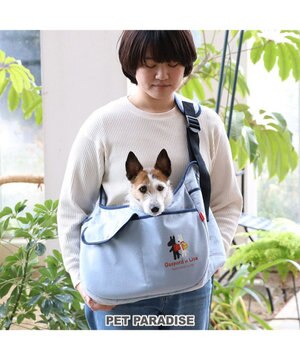  リサとガスパール柔らかスリング 水色【小型犬】