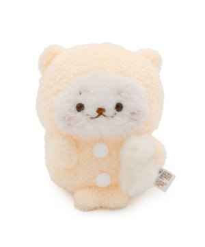  しろたん パジャマぽてぽてマスコット 《しろたん》 単品