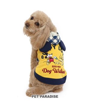 ペットパラダイスDisney ミッキーマウス 犬服オーバーオール他 2点セット ディズニー ミッキーマウス＆プルート お散歩柄オーバーオール