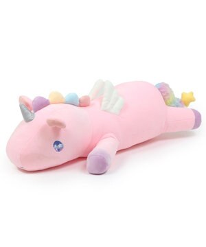  マザーガーデン ユニコーン ぷにもち 抱き枕 68cm 《ピンク》