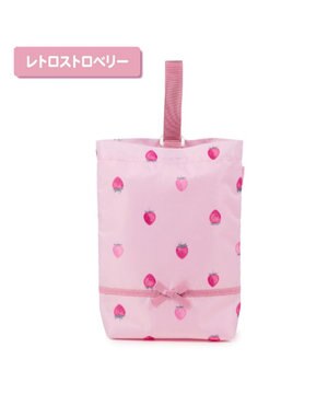  マザーガーデン 野いちご シューズバッグ 《レトロストロベリー柄》
