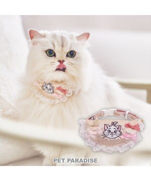 ディズニー マリー リボン 猫 首輪 《小 / 中》 / PET PARADISE