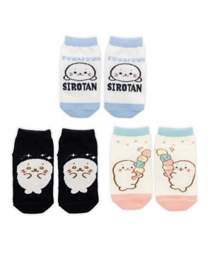  ネット店 しろたん 靴下 3足セット 2026春 13～16cm