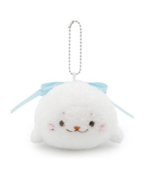  しろたん リボンキーホルダー 《しろたん》