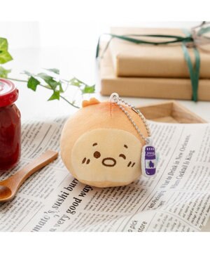  しろたん パン型キーホルダー 《らむね》 単品