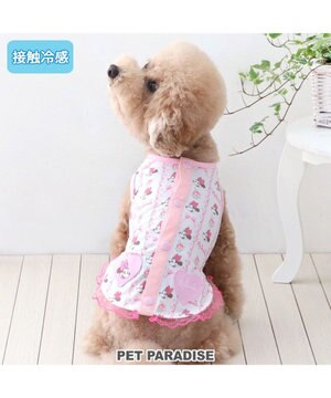  ディズニー ミニーマウス 接触冷感背中開き タンクトップ 《レース柄》 小型犬