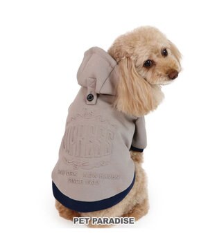  J.PRESS エンボス パーカー 《 グレー 》 小型犬