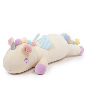 【レア】もちぐま ピンク マザーガーデン ユニコーン ぷにもち 抱き枕 68cm 《ピンク