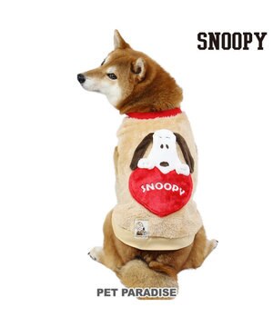 犬の服 犬 服 秋冬 スヌーピー 背中開き ジャケット 【中型犬】 ボア チャーリー / PET PARADISE |  【通販】雑貨とペット用品の通販サイト | マザーガーデン＆ペットパラダイス