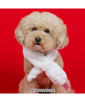  ペットパラダイス 干支 巳 マフラー 《ホワイト》 小型犬 ＳＳ～ＳＭ・ＤＳ・ＤＭ