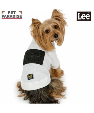  Lee エンボス ロゴ Ｔシャツ 《ホワイト》 小型犬