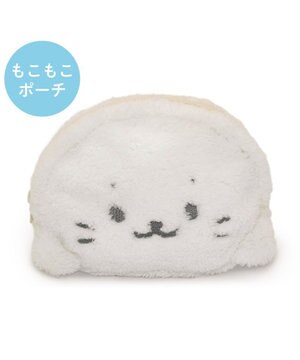  しろたん もこもこ ポーチ