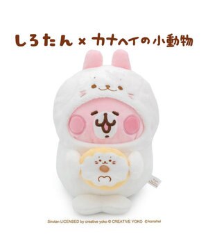  しろたん 公式 しろたん×カナヘイの小動物　マスコット 《しろたんになったうさぎ》