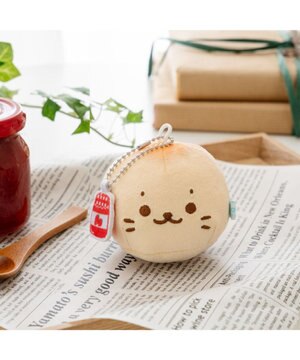  しろたん パン型キーホルダー 《しろたん》 単品