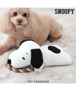   スヌーピー ロープ パペット トイ
