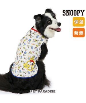  スヌーピー ペティヒート天竺 タンクトップ 《えさ皿柄》 中型犬 大型犬