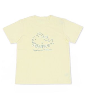 しろたん Ｔシャツ 半袖 《かっぱ巻 まきまきの巻柄》 緑色 サイズ 100