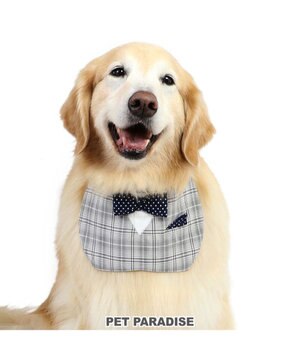  ペットパラダイス 蝶ネクタイ スタイ 《チェック柄》 中型犬 大型犬
