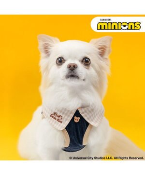  ミニオン チェック ベスト ハーネス ３Ｓ 小型犬