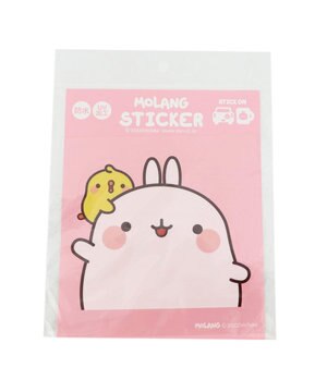  マザーガーデン MOLANG モラン 防水・UV加工 どこでもステッカー ≪ひょっこり柄≫ 単品