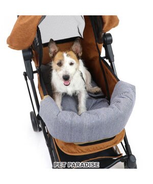  犬 カート クッション リバーシブル ヒッコリー