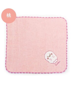  しろたん サガラミニタオル 《桃》 単品  25cm×25cm
