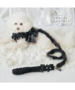  cherircouture ツイード リボンリード 《ブラック》 ＳＳ～Ｓ