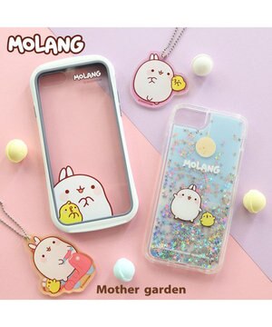  マザーガーデン MOLANG モラン アイフォンケース ダンス柄・クリア iphone SE3/SE2/8/7 対応