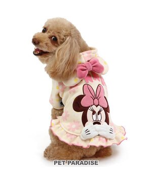  ディズニー ミニーマウス  お揃いパーカー 花柄 小型犬