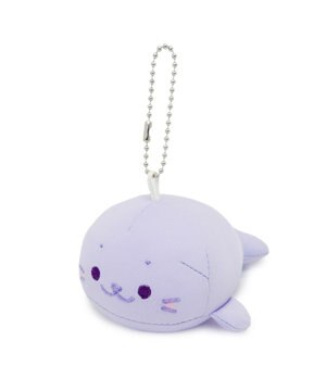  しろたん クール キーホルダー 《ラベンダー》