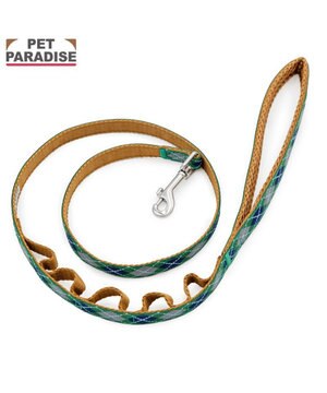  ペットパラダイス チェック柄 リード ＳＭ 中型犬