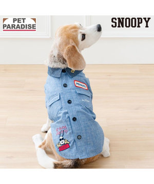  スヌーピー ワークシャツ 中型犬