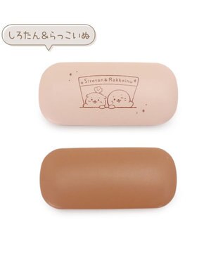  しろたん クロス付き メガネケース 《しろたん＆らっこいぬ》