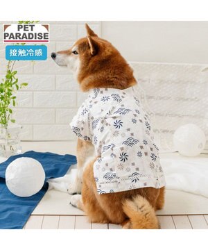  ペットパラダイス 甚平 《ちどり柄》 中型犬 大型犬