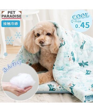  リサとガスパール もちっと クール ブランケット 《海草柄》