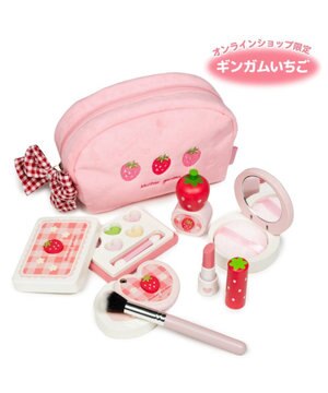  マザーガーデン メイク ポーチセット 《ギンガムいちご》
