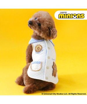  ミニオン ティム 襟付きキルト ベスト 小型犬
