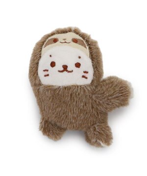  しろたん クリップマスコット 《ナマケモノ》 単品