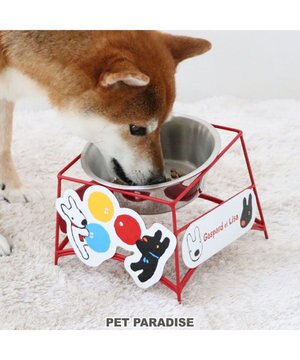 リサとガスパール 高さのある フードボウル 《朝食柄》 小型犬