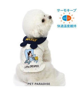  ディズニー ミッキーマウス サーモキープ Tシャツ 《おやすみ》 小型犬