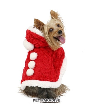 PET PARADISE ペットパラダイス サンタ ポンチョ 小型犬 サンタ