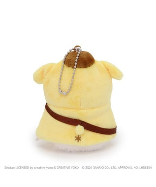 Mother garden しろたん ぬいぐるみキーホルダー ポムポムプリン　【しろたん×サンリオキャラクターズ】 -