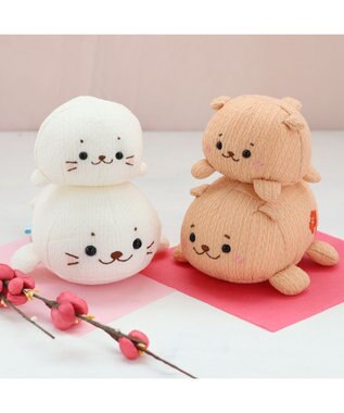 Mother garden しろたん ちりめん ちびマスコット 《単品》 しろたん/らっこいぬ しろたん