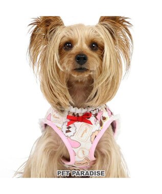 PET PARADISE ディズニー ミニーマウス ベストハーネス 《クッキー柄》  Ｓ 小型犬 ピンク