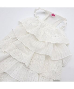 PET PARADISE 犬の服 犬 フリルワンピース白  【小型犬】 白~オフホワイト
