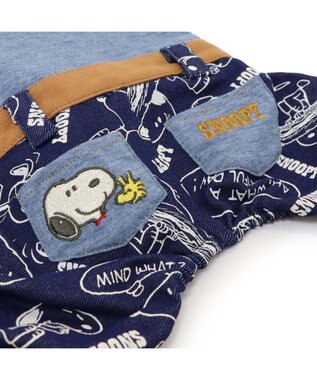 PET PARADISE スヌーピー マナーパンツ 《デニム風》 小型犬 ネイビー